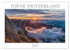 Top of Switzerland (Wandkalender 2025 DIN A2 quer), CALVENDO Monatskalender - Calvendo;Heeb, Christian