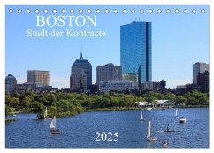 Boston - Stadt der Kontraste (Tischkalender 2025 DIN A5 quer), CALVENDO Monatskalender - Calvendo;Großkopf, Rainer