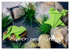 Papier und Steine (Wandkalender 2025 DIN A2 quer), CALVENDO Monatskalender