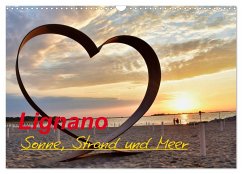 Lignano - Sonne, Strand und Meer (Wandkalender 2025 DIN A3 quer), CALVENDO Monatskalender - Calvendo;Palme, Enrico