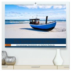 Die Sonneninsel Usedom (hochwertiger Premium Wandkalender 2025 DIN A2 quer), Kunstdruck in Hochglanz