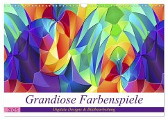 Grandiose Farbenspiele (Wandkalender 2025 DIN A3 quer), CALVENDO Monatskalender