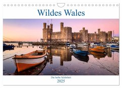 Wildes Wales (Wandkalender 2025 DIN A4 quer), CALVENDO Monatskalender