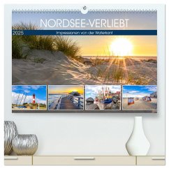 NORDSEE-VERLIEBT (hochwertiger Premium Wandkalender 2025 DIN A2 quer), Kunstdruck in Hochglanz
