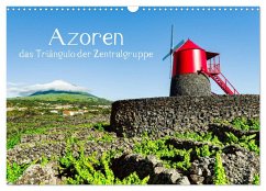 Azoren - das Triangulo der Zentralgruppe (Wandkalender 2025 DIN A3 quer), CALVENDO Monatskalender