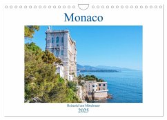 Monaco - Reiseziel am Mittelmeer (Wandkalender 2025 DIN A4 quer), CALVENDO Monatskalender - Calvendo;Schwarze, Nina
