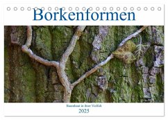 Borkenformen (Tischkalender 2025 DIN A5 quer), CALVENDO Monatskalender