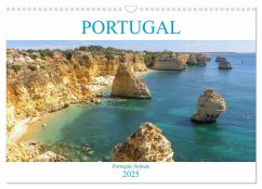 Portugal - Strände in Portugal (Wandkalender 2025 DIN A3 quer), CALVENDO Monatskalender