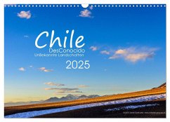 Chile DesConocido (Wandkalender 2025 DIN A3 quer), CALVENDO Monatskalender - Calvendo;Gysel Lenk, David