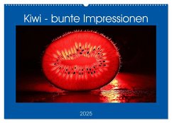 Kiwi - bunte Impressionen (Wandkalender 2025 DIN A2 quer), CALVENDO Monatskalender