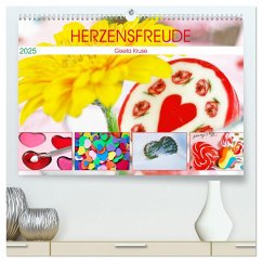 Herzensfreude (hochwertiger Premium Wandkalender 2025 DIN A2 quer), Kunstdruck in Hochglanz - Calvendo;Kruse, Gisela