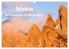 Dolomiten - Die Dreitausender der Bleichen Berge (Wandkalender 2025 DIN A3 quer), CALVENDO Monatskalender - Calvendo;Zwick, Martin