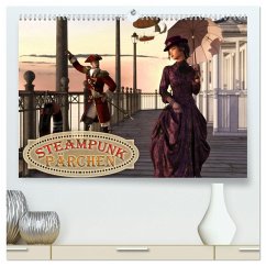 Steampunk Pärchen (hochwertiger Premium Wandkalender 2025 DIN A2 quer), Kunstdruck in Hochglanz