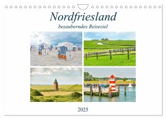 Nordfriesland - bezauberndes Reiseziel (Wandkalender 2025 DIN A4 quer), CALVENDO Monatskalender