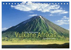 Die schönsten Vulkane Afrikas (Tischkalender 2025 DIN A5 quer), CALVENDO Monatskalender - Calvendo;Guni, Guenter