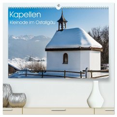 Kapellen - Kleinode im Ostallgäu mit Planerfunktion (hochwertiger Premium Wandkalender 2025 DIN A2 quer), Kunstdruck in Hochglanz