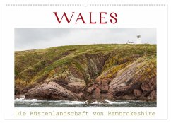 WALES - Die Küstenlandschaft von Pembrokeshire (Wandkalender 2025 DIN A2 quer), CALVENDO Monatskalender