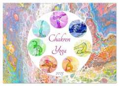 Chakren Yoga (Wandkalender 2025 DIN A2 quer), CALVENDO Monatskalender