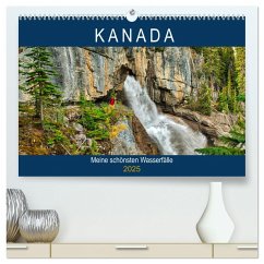 KANADA - Meine schönsten Wasserfälle (hochwertiger Premium Wandkalender 2025 DIN A2 quer), Kunstdruck in Hochglanz