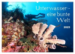Unterwasser - eine bunte Welt (Wandkalender 2025 DIN A2 quer), CALVENDO Monatskalender