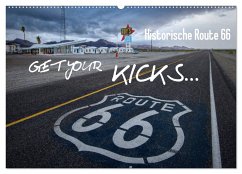Route 66 (Wandkalender 2025 DIN A2 quer), CALVENDO Monatskalender - Calvendo;Heeb, Christian