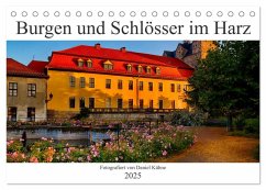 Burgen und Schlösser im Harz (Tischkalender 2025 DIN A5 quer), CALVENDO Monatskalender - Calvendo;Kühne, Daniel