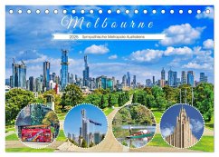 Melbourne - Sympathische Metropole Australiens (Tischkalender 2025 DIN A5 quer), CALVENDO Monatskalender - Calvendo;Meyer, Dieter