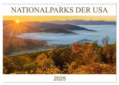 Nationalparks der USA (Wandkalender 2025 DIN A3 quer), CALVENDO Monatskalender