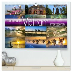 Traumhafte Vietnam Impressionen (hochwertiger Premium Wandkalender 2025 DIN A2 quer), Kunstdruck in Hochglanz