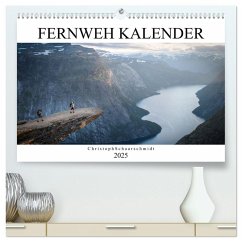 Fernweh Kalender (hochwertiger Premium Wandkalender 2025 DIN A2 quer), Kunstdruck in Hochglanz