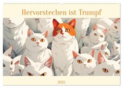 Hervorstechen ist Trumpf (Wandkalender 2025 DIN A2 quer), CALVENDO Monatskalender