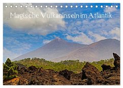 Magische Vulkaninseln im Atlantik (Tischkalender 2025 DIN A5 quer), CALVENDO Monatskalender