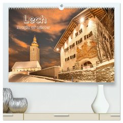 Lech magic of winter (hochwertiger Premium Wandkalender 2025 DIN A2 quer), Kunstdruck in Hochglanz