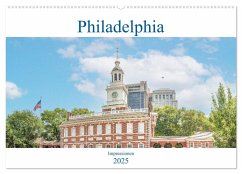 Philadelphia - Impressionen (Wandkalender 2025 DIN A2 quer), CALVENDO Monatskalender