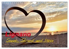 Lignano - Sonne, Strand und Meer (Wandkalender 2025 DIN A4 quer), CALVENDO Monatskalender - Calvendo;Palme, Enrico