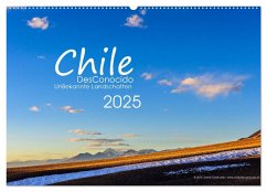 Chile DesConocido (Wandkalender 2025 DIN A2 quer), CALVENDO Monatskalender