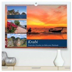 Krabi - Tropisches Paradies im Südwesten Thailands (hochwertiger Premium Wandkalender 2025 DIN A2 quer), Kunstdruck in Hochglanz