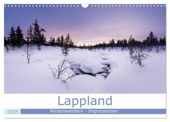 Lappland - Winterwandern Impressionen (Wandkalender 2025 DIN A3 quer), CALVENDO Monatskalender - Calvendo;Dietz, Rolf