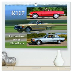 R107 Faszination eines Klassikers (hochwertiger Premium Wandkalender 2025 DIN A2 quer), Kunstdruck in Hochglanz