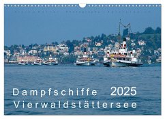 Dampfschiffe Vierwaldstättersee (Wandkalender 2025 DIN A3 quer), CALVENDO Monatskalender