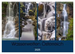 Wasserwelten Österreich (Wandkalender 2025 DIN A3 quer), CALVENDO Monatskalender