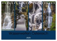 Wasserwelten Österreich (Tischkalender 2025 DIN A5 quer), CALVENDO Monatskalender