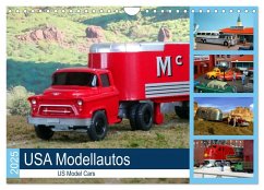 USA Modellautos (Wandkalender 2025 DIN A4 quer), CALVENDO Monatskalender