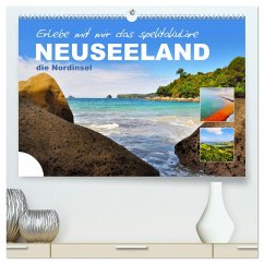 Erlebe mit mir das spektakuläre Neuseeland (hochwertiger Premium Wandkalender 2025 DIN A2 quer), Kunstdruck in Hochglanz - Calvendo;Büscher, Nadine