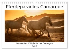 Pferdeparadies Camargue (Wandkalender 2025 DIN A4 quer), CALVENDO Monatskalender