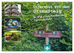 Unterwegs auf dem GrimmSteig - Zu Fuß durch Nordhessens Märchenwälder (Wandkalender 2025 DIN A2 quer), CALVENDO Monatskalender