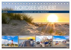 NORDSEE-VERLIEBT (Tischkalender 2025 DIN A5 quer), CALVENDO Monatskalender - Calvendo;Dreegmeyer, Andrea