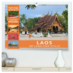 LAOS - Im Land der Stille (hochwertiger Premium Wandkalender 2025 DIN A2 quer), Kunstdruck in Hochglanz