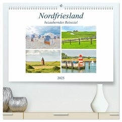 Nordfriesland - bezauberndes Reiseziel (hochwertiger Premium Wandkalender 2025 DIN A2 quer), Kunstdruck in Hochglanz