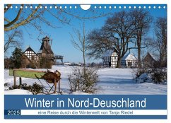 Winter in Nord-Deutschland (Wandkalender 2025 DIN A4 quer), CALVENDO Monatskalender